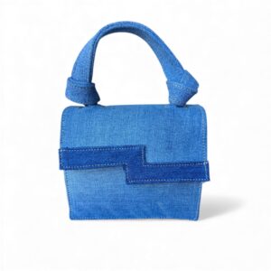 Small Geo Denim Bag Elegant