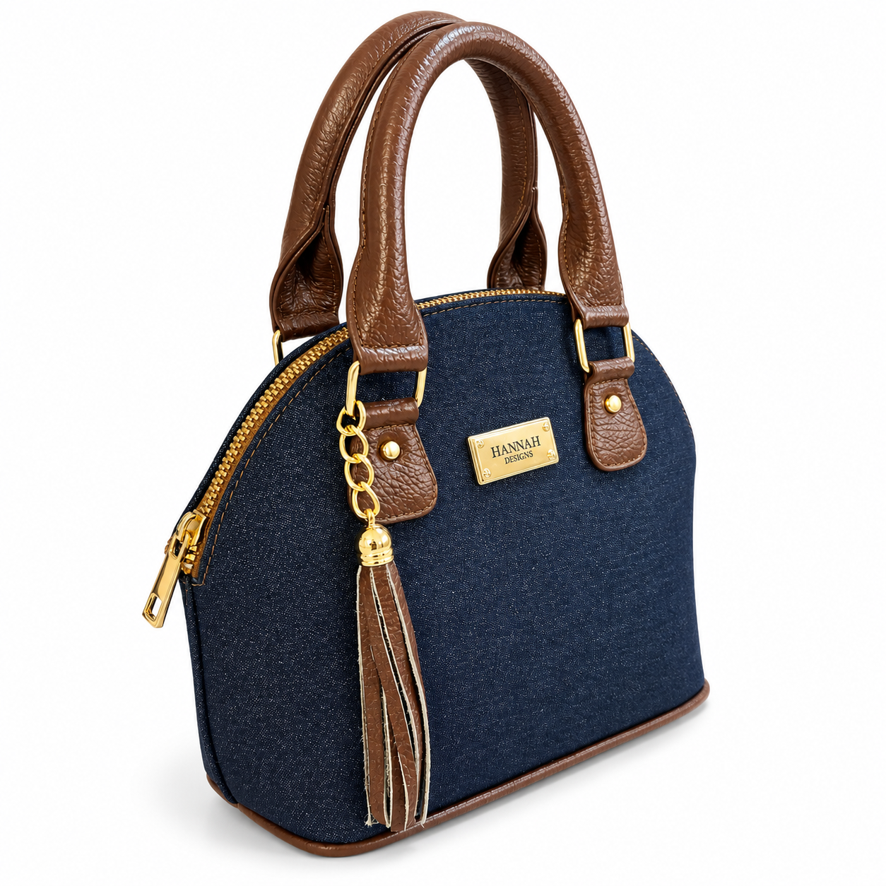 Cophia Denim Top Handle & Crossbody Bag - Image 2