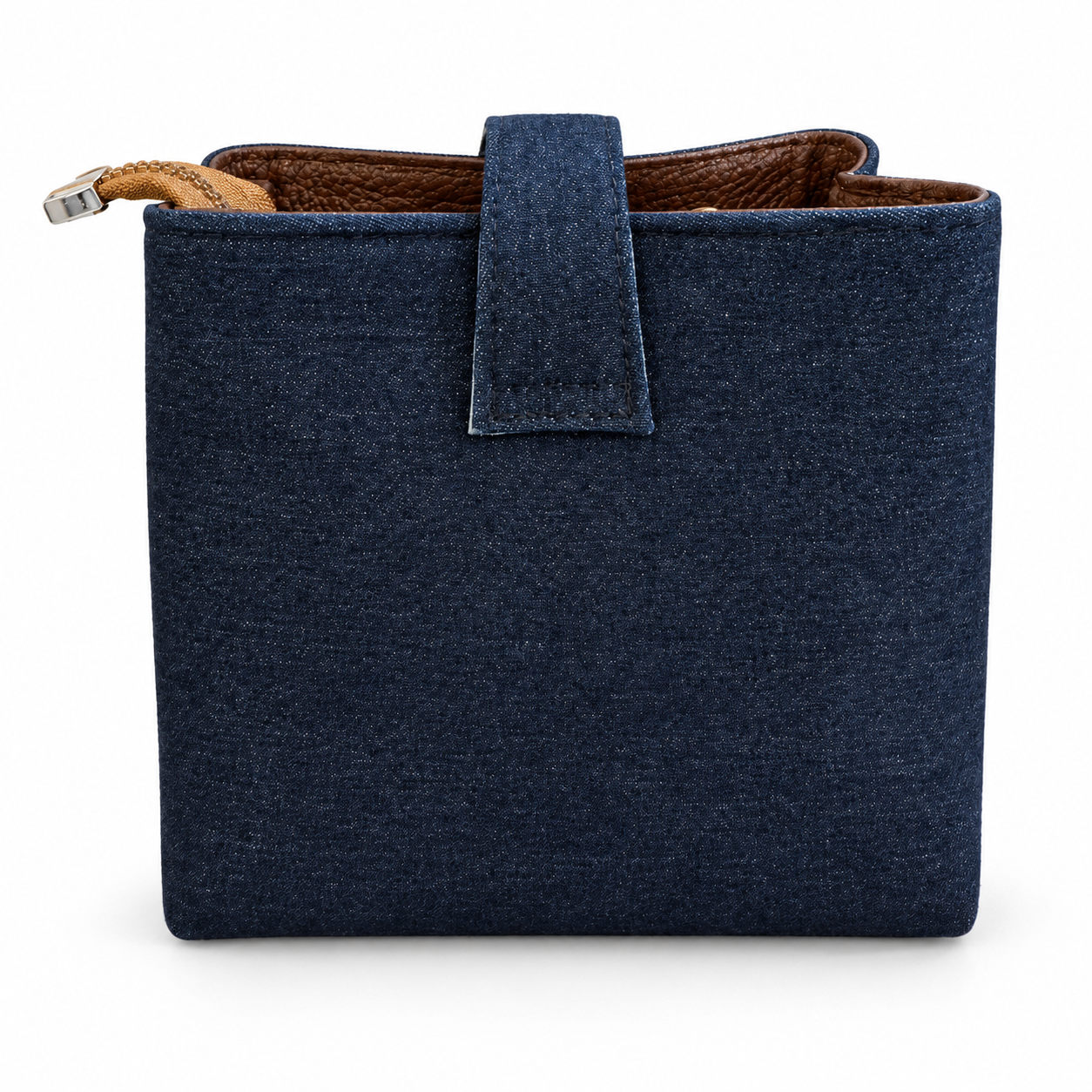 Anna Denim & Leather Blend Crossbody Bag - Image 3