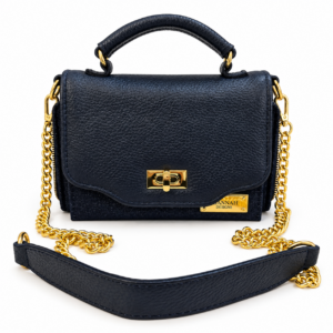 Cloe Wallet Crossbody Bag – Navy & Navy Denim