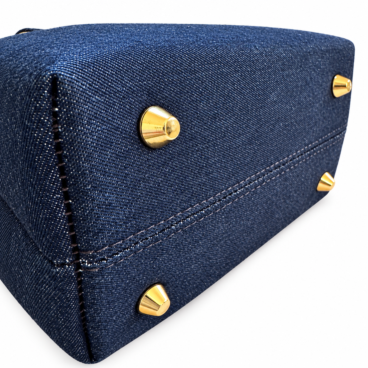 Anna Denim & Leather Blend Crossbody Bag - Image 6